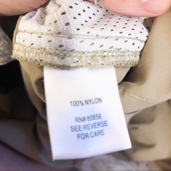 Gander Mountain Tan Nylon Hiking Cropped Pants 8 - Picture 7 of 7